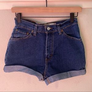 Levi's 512 classic slim tapered denim Shorts